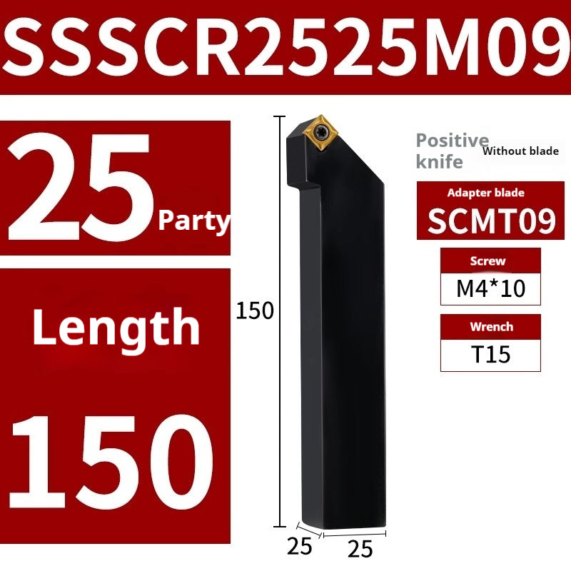 2023-CNC tool holder 45° cylindrical turning tool SSSCR1616H09 lathe tool SSSCR2020K09 diamond cutter Shandong Denso Pricision Tools Co.,Ltd.